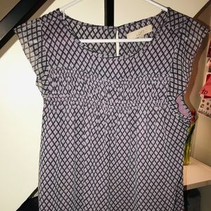 Loft Cap-Sleeved Top